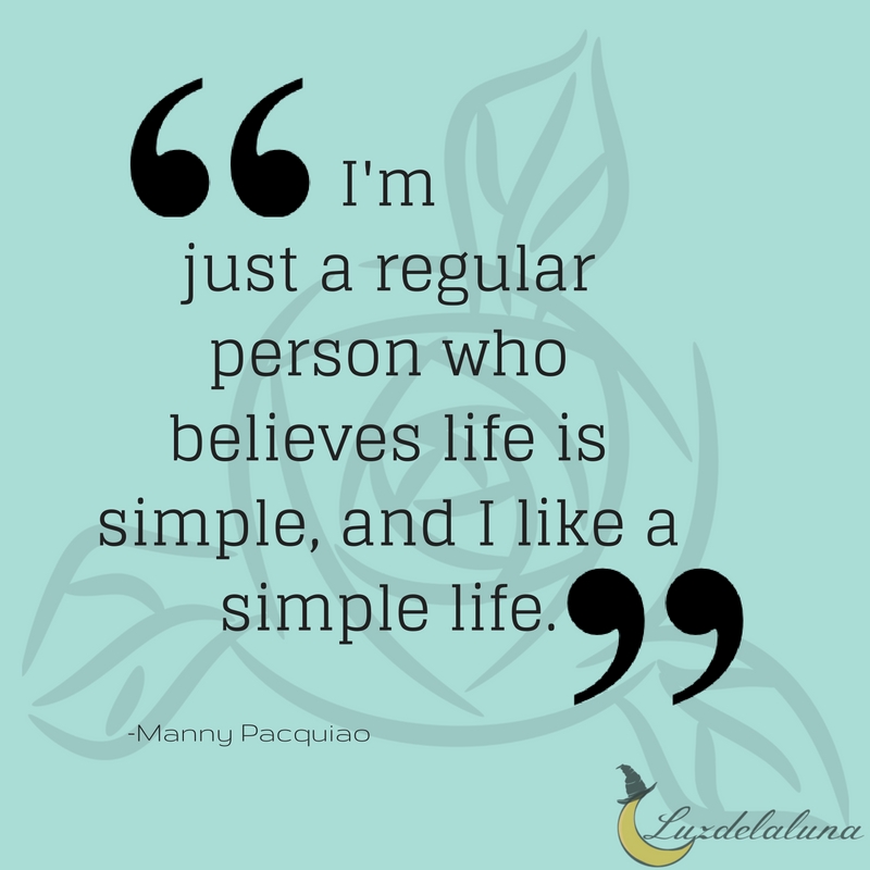 simple life quotes