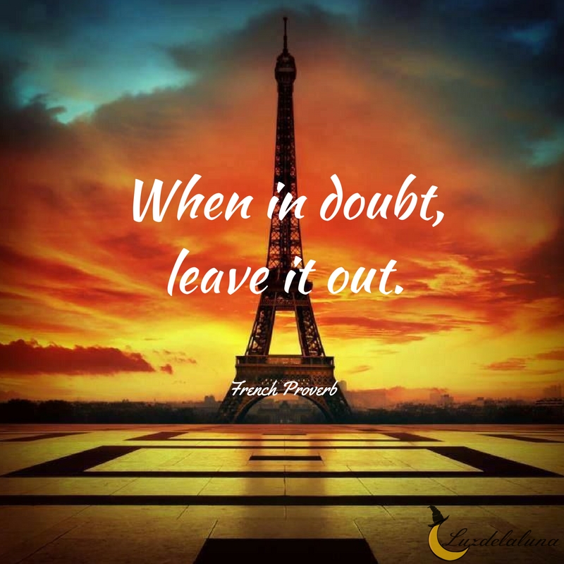 French proverb