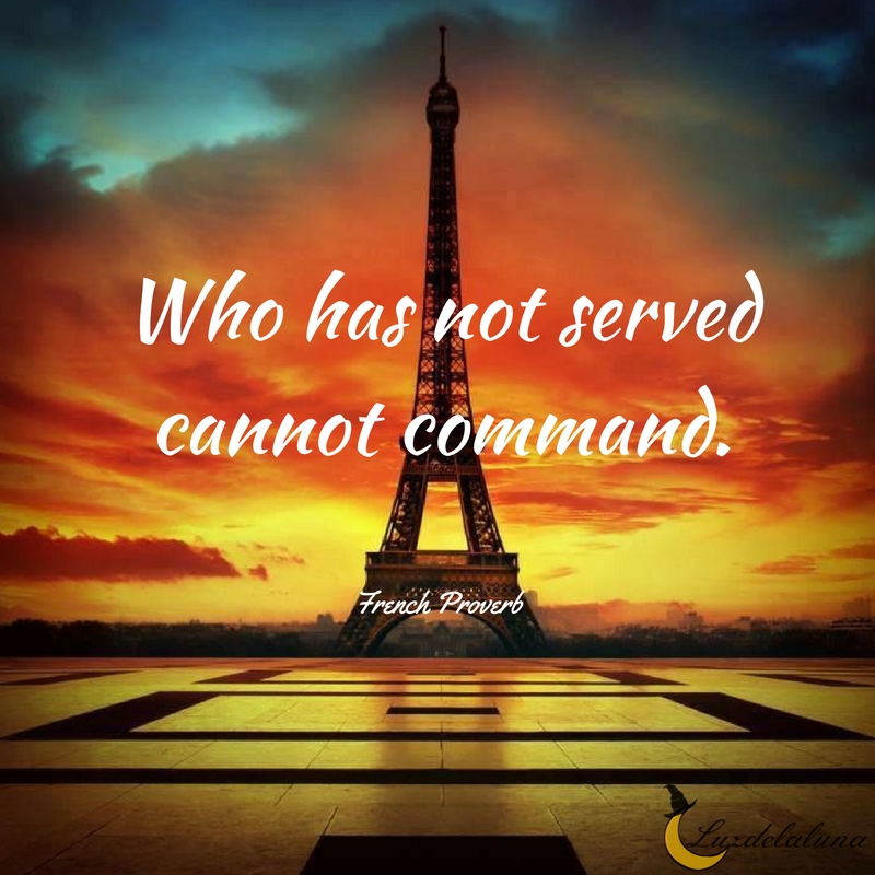 French proverb