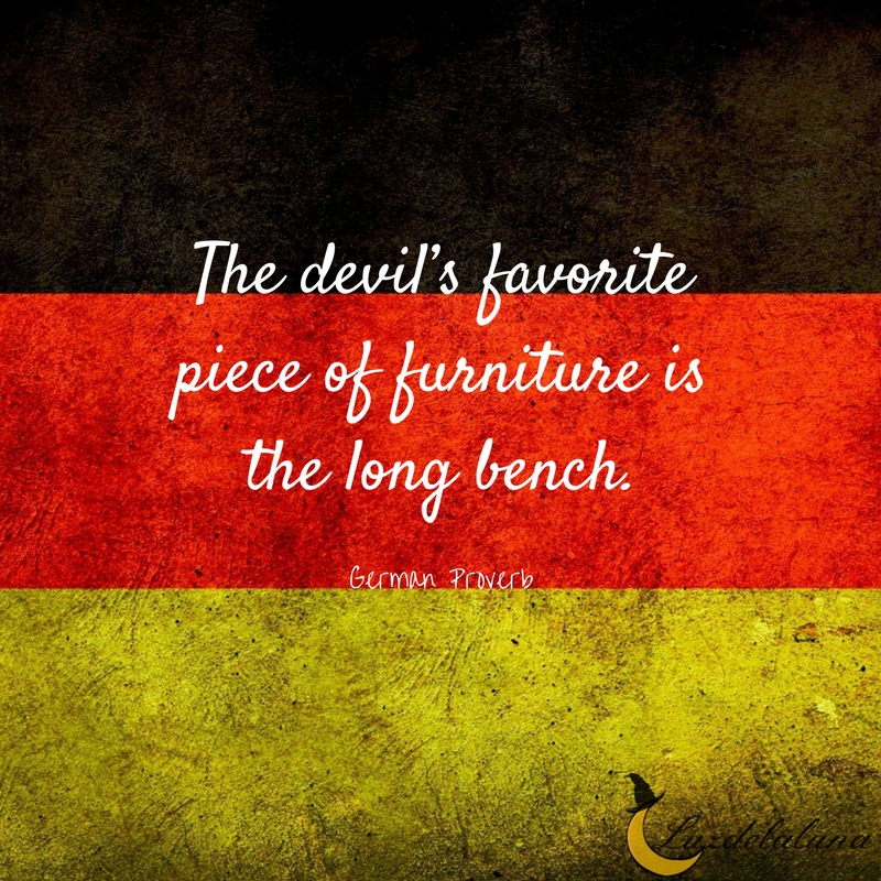 German proverb
