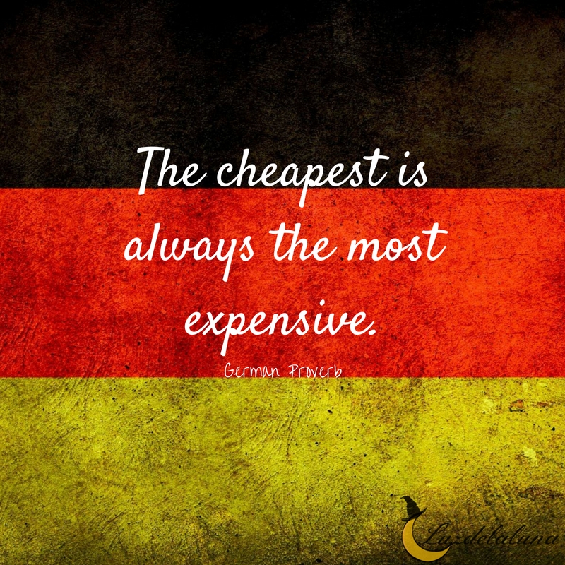 German proverb