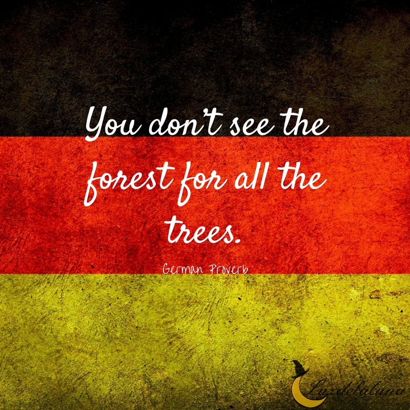 German proverb