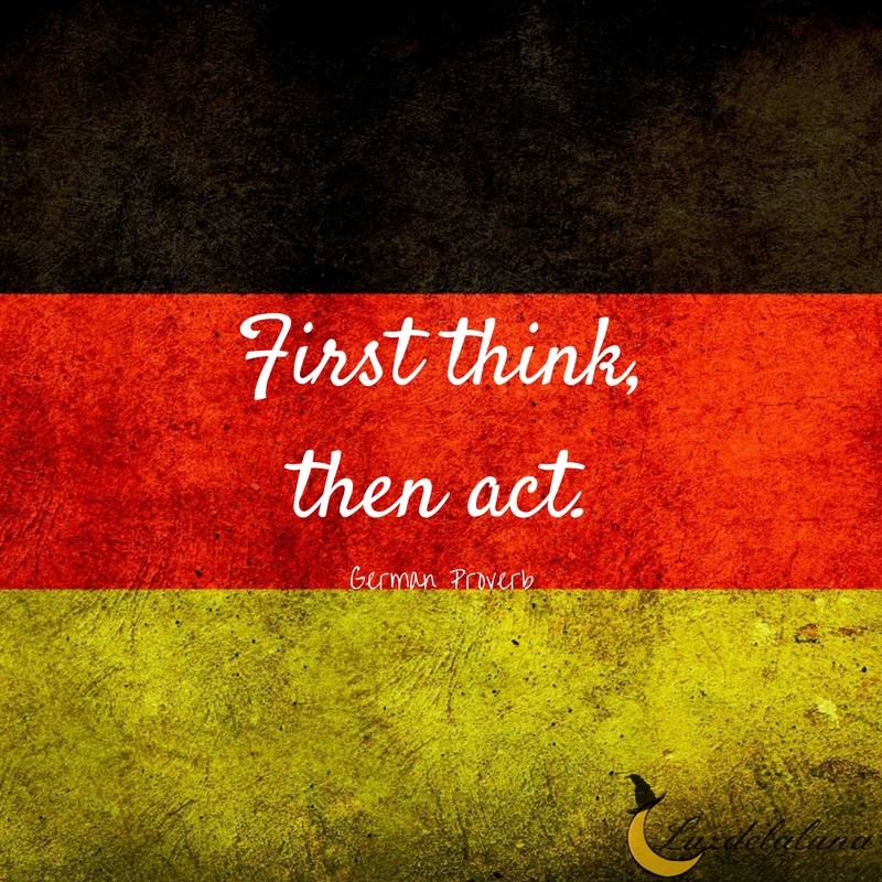 German proverb