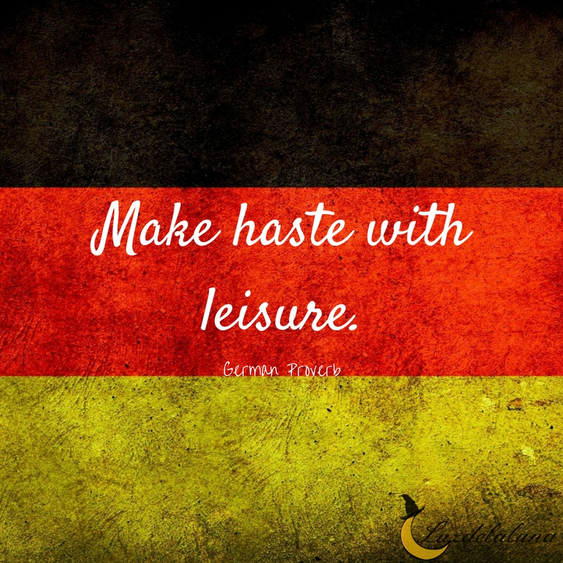 German proverb