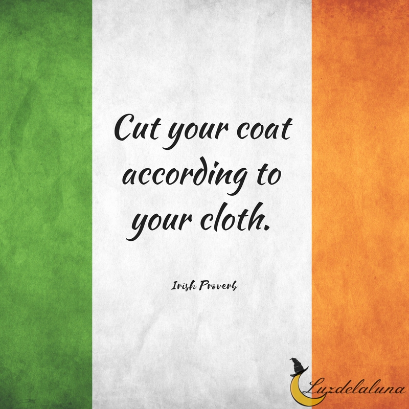 According your cut cloth your coat 意思 to 关于 英语衣服谚语