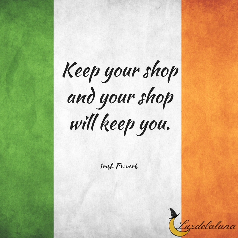 Irish proverb