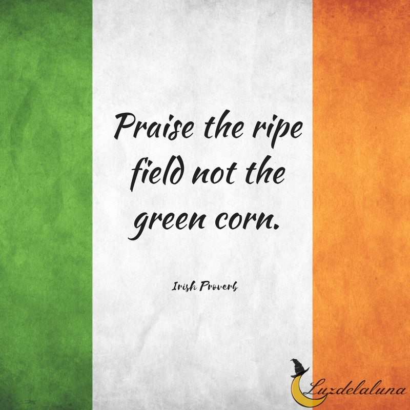 Irish proverb