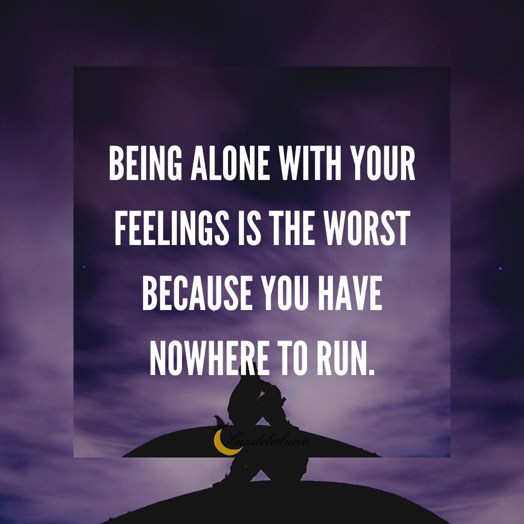 being alone