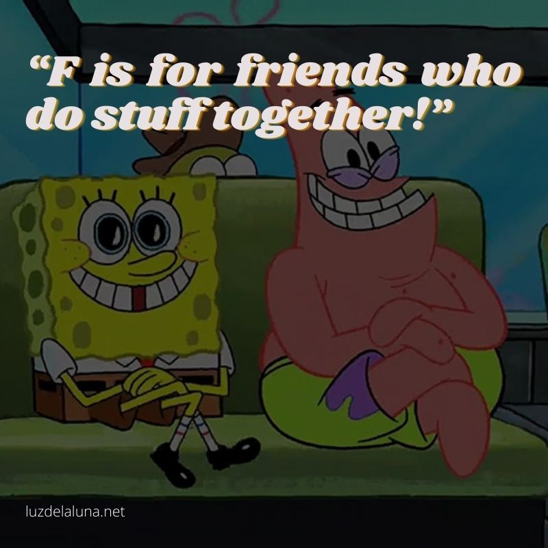 spongebob quotes about friendship